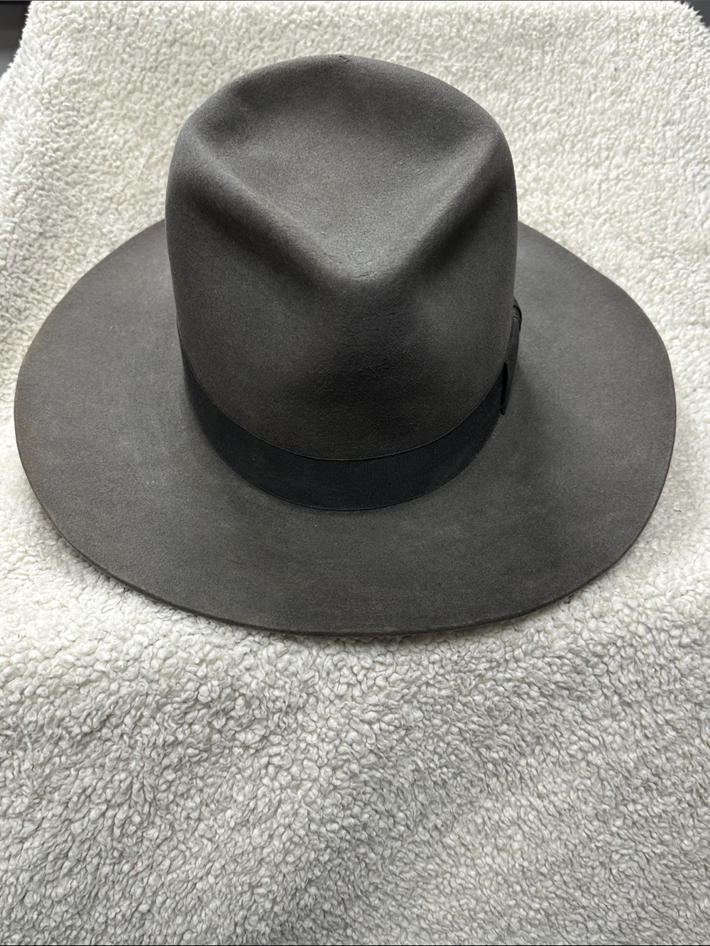 Vintage John B. Stetson 3X Beaver Cowboy Hat Mens 7 3/8 good vintage condition